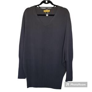 St. John Wool Blend Dolman Sleeve Sweater, M